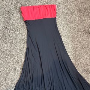 BCBG XS maxi tube dress